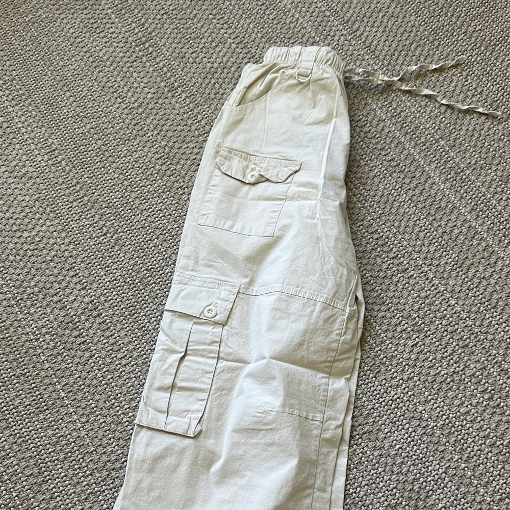 Stylish Cream Boot Cut Pants